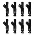 4 Hole Fuel Injector Replaces for Chevrolet Express C- K- G3500 G30 GMC 7.4L Vortec Update Flow Matched (Pack of 8)