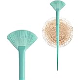 Docolor Fan Brush Professional Blush Brush Soft Vegan Synthetic Makeup Brush for Face Highlighting, Buffing and Blending with Powder Cream Cosmetics Blusher Highlighter Applicator Brush