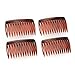 Vidal Sassoon Small Tuck Combs, Tortoise, 4 Count