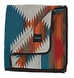 RUTH&BOAZ Outdoor Wool Blend Blanket Ethnic Inka Pattern(M)