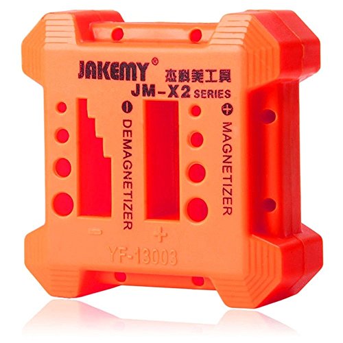 iKNOWTECH Solid Magnetizer Demagnetizer Professional Screw Bits Magnetic Tool, Orange Magnetizer, Demagnetizer, Magnetizer Tools, Screwdrivers Magnetizer, Demagnetizer Tools
