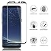 MP-MALL Screen Protector Compatible for Samsung Galaxy S8 Plus, Tempered Glass Full Cover Alignment Frame Easy Installation Not Fits for Samsung Galaxy S8