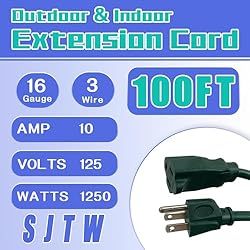 GREATIDE 100 Ft Outdoor Extension Cord for