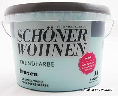 Schoner Wohnen Trend Colour Creamy Wall And Ceiling Paint Frozen
