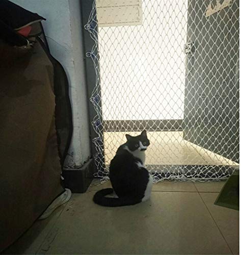 NIUFHW-Fenster-Fallschutznetz-Kinderschutz-Balkongelnder-Treppen-Sicherheit-Garten-Dekoration-Schaukel-Hngematte-BAU-Netz-Waren-Netz-Katze-Netz-Seil-Netz-Wei-Size-2-5M