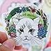 Cat Stickers for Kids Girls Adults Cute Animal Waterproof Vinyl Stickers for Water Bottle Laptop Scrapbook Luggage Skateboard Bicycle Car Decals 50pcs