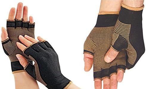 Medisonic CopperPro. Copper Threaded Compression Therapy Relief Gloves 3 PACK