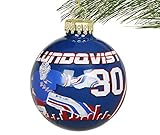 NHL Player Skyline Glass Ball Christmas Ornament- 2 3/4