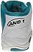 AND 1 Men's TAI CHI Basketball Shoe, White/Capri-Breeze, 11 M US