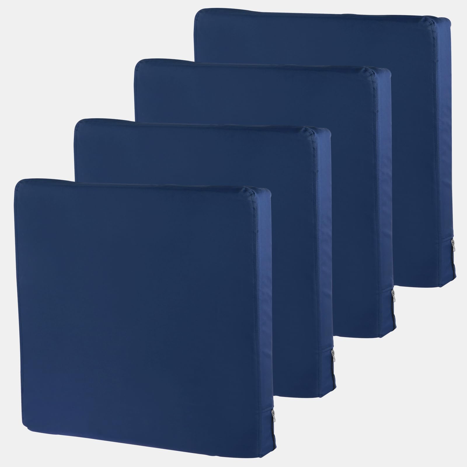 4Pcs Cushions Covers Only for Outdoor Furniture,Replacement Cushions Covers Set Waterproof Outdoor Chair Cushion Cover with Zipper Non-Slip,Garden Furniture Cushion Covers Patio Seat Cushion Covers
