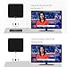 1PLUS Antenna TV Ultra Thin Digital HDTV Indoor Antenna for TV 35 Mile Range Black Premium Materials TV Antenna With Technology Performance 13ft Coaxial Cable-Quality Guarantee