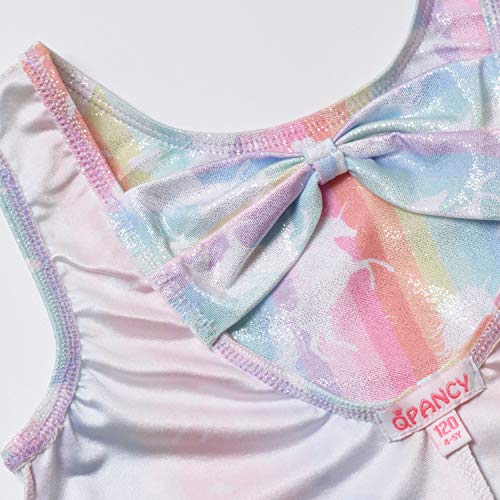 Toddler Gymnastics Leotards Colorful Rainbow Unicorn Outfits Activewear