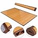 5' X 8' Floor Carpet, Bamboo Area Rug Floor Carpet Natural Bamboo Non-Slip Roll Runner Indoor Outdoor for Bathroom, Kitchen, Garden