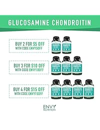 Glucosamina con Chondroitin Turmeric MSM Boswellia – Suplemento de alivio del dolor en las...