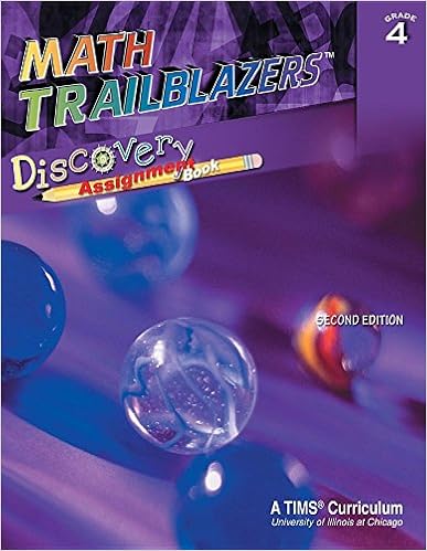 Amazon Com Math Trailblazers Grade 4 Discovery Assignment Book 9780787284961 Tims Project Inc Books