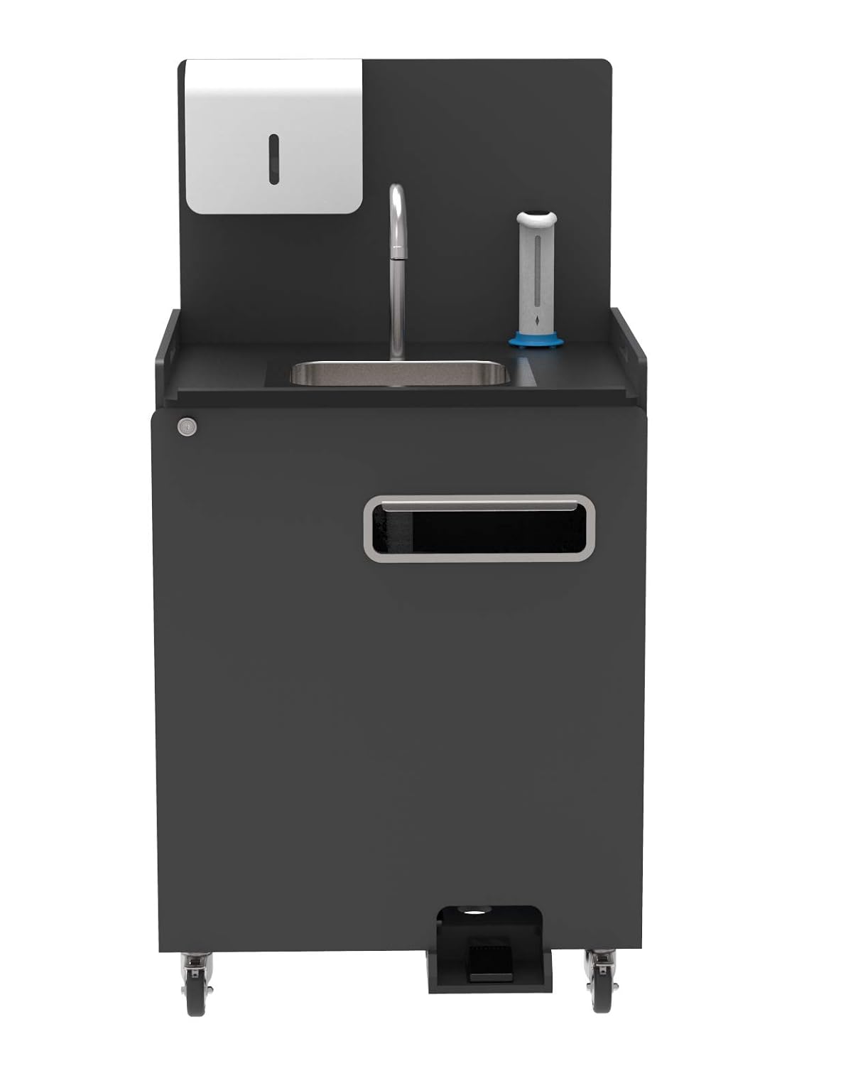 Merino PuriWash Foot Operated Mobile Hand Wash Station (Slate