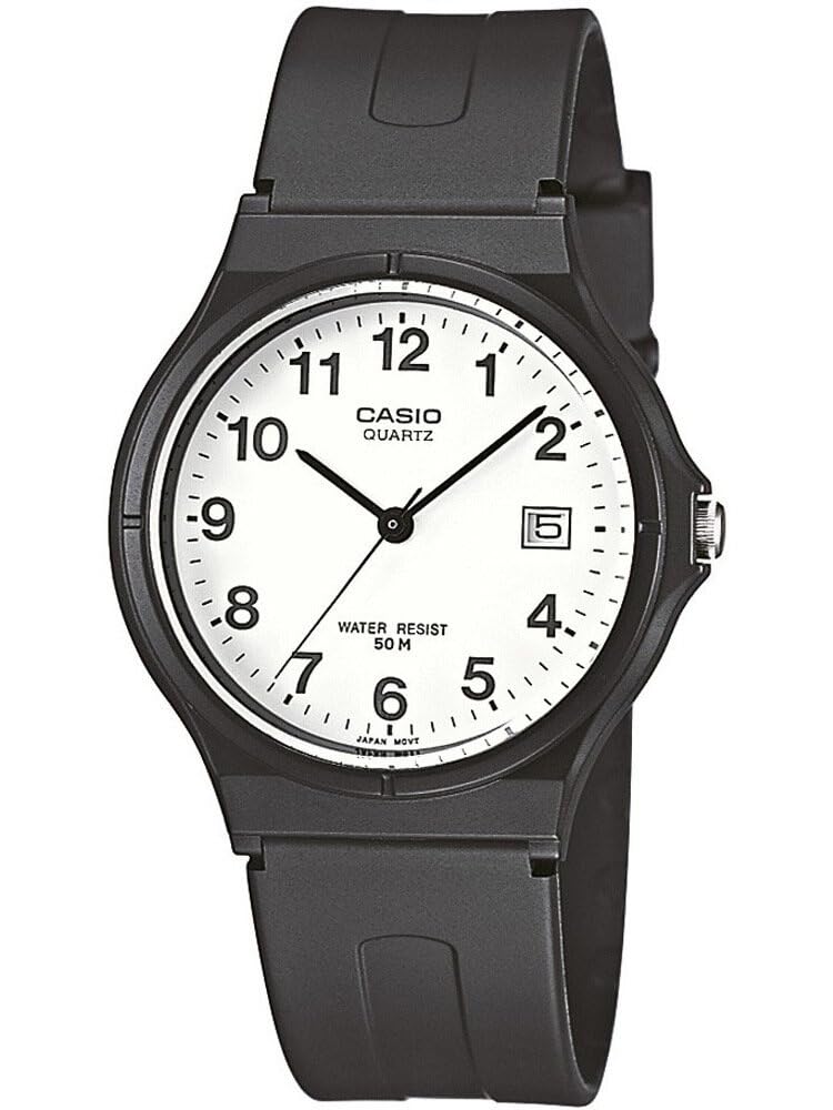 Casio Collection Mens Analogue Quartz Watch with Plastic Bracelet MW-59-7BVEF