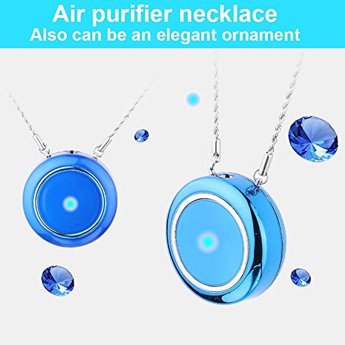 image for WOOLALA Personal Wearable Air Purifier Necklace/Mini Portable Air Fres