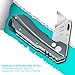 Pocket Utility Knife, MonoTurls Heavy Duty Box Cutter Folding Sharp Knives with Extra 6-Piece Blade, Portable String and Aluminum Body for Cutting Boxes, Cardboard, Wallpaper, Leather Etc