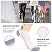 COOVAN 8 Pairs Mens Ankle Socks Low Cut Breathable Socks for Men 8 Pack Casual Socks