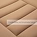 RaoRanDang Car Seat Cushion Pad for Driving Seat Cushions for Office Chairs/Truck Memory Foam Seat Cushion Comfortable and Durable,Khaki