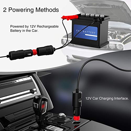 Onforu Dimmable Camping Light Kit for Car, IP67 Waterproof, 4 Pack 96 LED 400lm 5000K Daylight White DC 12V Auto LED Strip Light Bar with Magnetic Back for Vehicle Camping - Thumbnail 4