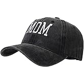 Baseball Cap for Men Women Adjustable Washed Cotton Vintage Embroidered Distressed Sun Hat
