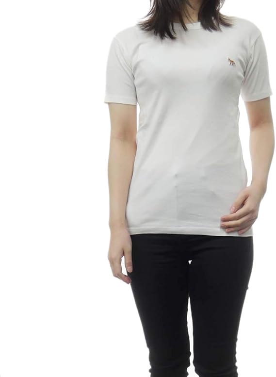 Amazon Maison Kitsune メゾンキツネ クルーネックtシャツ Fwkj0012 レディース M 並行輸入品 Tシャツ カットソー 通販