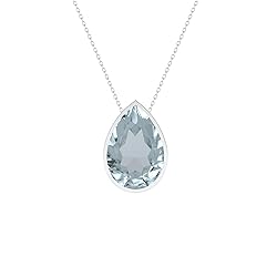 LUSTRE AND LIGHT Pear Shape Natural Aquamarine