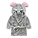 JIANLANPTT Kids Little Boys Girls Hooded Pajamas Cartoon Animal Bath Robes