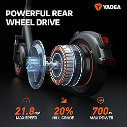 YADEA Electric Scooter Adults KS5 Pro, Max Speeds