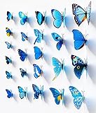 24 Pcs Art Decor Wall Stickers Home kid Room Decals