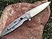 TG XionX, Gunmetal Titanium (TiN) Stainless Steel EDC Folding Knife w/Sheath! Ball Bearing Pivot System, Razor Sharp D2 Steel Blade!