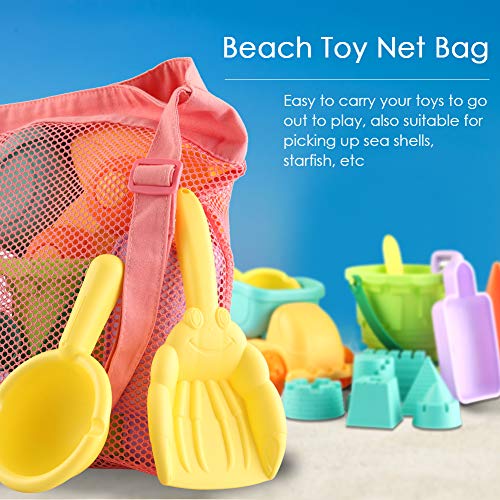 image for MINGPINHUIUS Kids Beach Toys Toddlers Beach Sand Toy Set with Bucket C