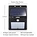 Seatore Solar Lights, 16 LED Waterproof Wireless Solar Motion Sensor Lights Outdoor for Patio, Deck, Yard, Garden, 1-Pack