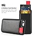 LAMEEKU iPhone 6 Plus / 6s Plus Wallet Case, Shockproof Leather case with Credit Card Holder Pockets ID Card Slot Holder, Protective Card Cover for Apple iPhone 6 Plus / 6S Plus 5.5 inch - Black