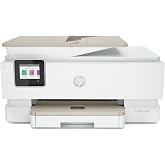 HP Envy Inspire 7955e Inkjet Printer All in One Wireless Printer Copy Scanners 2.7 Inch Touchscreen 15ppm Black 10ppm Color Phone Computer Wireless Printers for Home Use Office 1W2Y8A (Renewed)