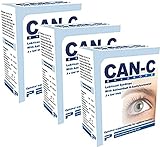 Can-C Lubricant Eye Drops with Can-C Lubricant Eye Drops with N-Acetylcarnosine, 3 boxes with six 5ml vials