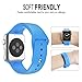 Apple Watch Replacement Band - Valuebuybuy Soft Silicone Replacement Sports Wristbands Straps for Apple Wrist Watch iWatch All Models Formal Colors S/M Size-42mm/Blue