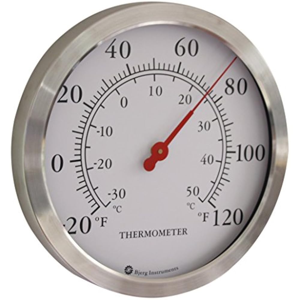Bjerg Stainless Outdoor Thermometers Steel Wall Thermometer, 12 Inch Garden " 711463804738 eBay