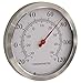Bjerg Stainless Steel Outdoor Thermometer, 12 Inch, Round (Silver)