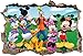 Mickey Clubhouse Smashed Wall Decal Graphic Wall Sticker Art Mural Disney H795, Huge