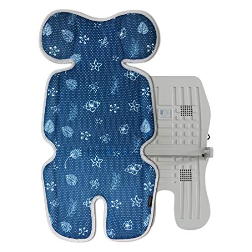 VENTIYO Baby Car Seat Cooler, 3D Mesh Liner Seat Pad with 4 Fans