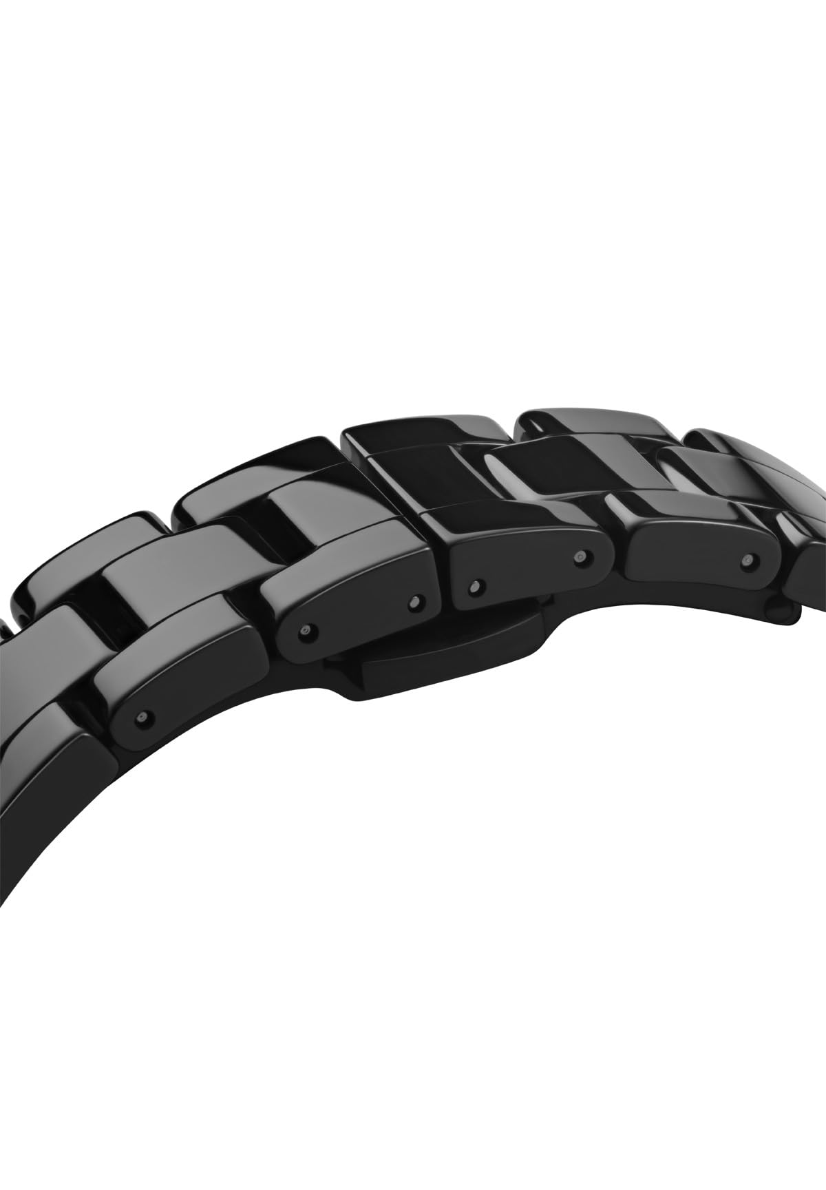 Daniel Wellington Men's Black Iconic Link Ceramic Watch DW00100414