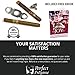 Perfect Pregame Cigar Flask Gift Set - 2 Cigar Holder and 2 Oz Stainless Steel Flask Combo - Includes Cigar Cutter and Funnel - Great Groomsmen Flask