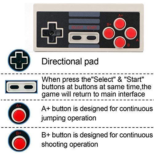 image for Hosukko Wireless Controller Generic for Nintendo Nes Classic Edition M