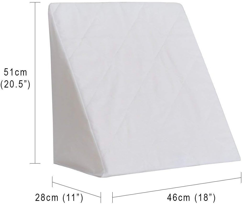 COMFORTNIGHTS Fleece Cover for Bed Wedge Pillow BigaMart