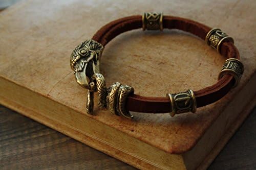 Viking Bracelet Odin's Ravens Bronze Vintage