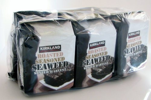 Kirkland Signature Roasted, Seasoned Seaweed Winter Harvest 6 - 17 Gm Packages