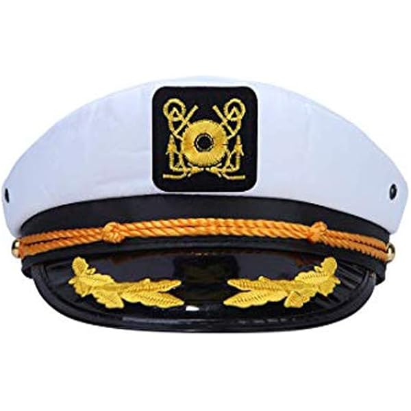 Amazon.com: dodowin Captain Hat for Men Women - Adjustable